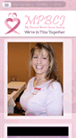 Mobile Screenshot of mypersonalbreastcancerjourney.com